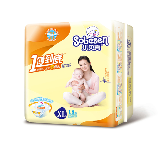 小貝真一薄到底嬰兒紙尿褲XL碼18片