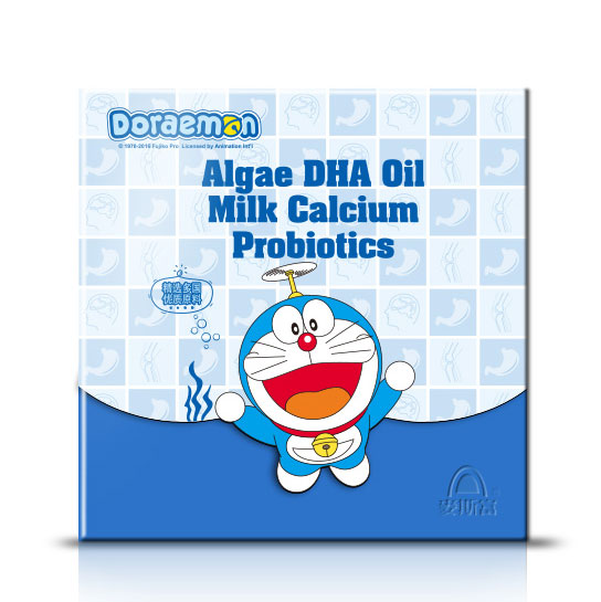 哆啦A夢DHA藻油乳鈣益生菌