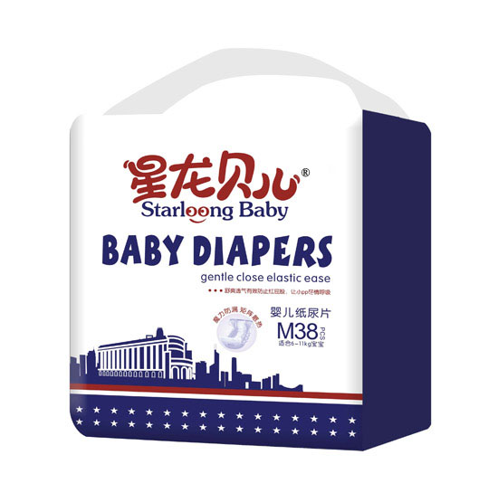 星龍貝兒嬰兒紙尿褲M38片