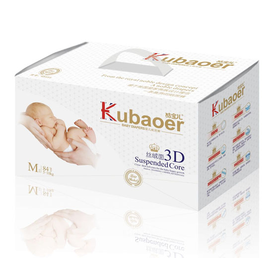 酷寶兒3D絲絨面嬰兒紙尿褲M(mǎn)碼84片