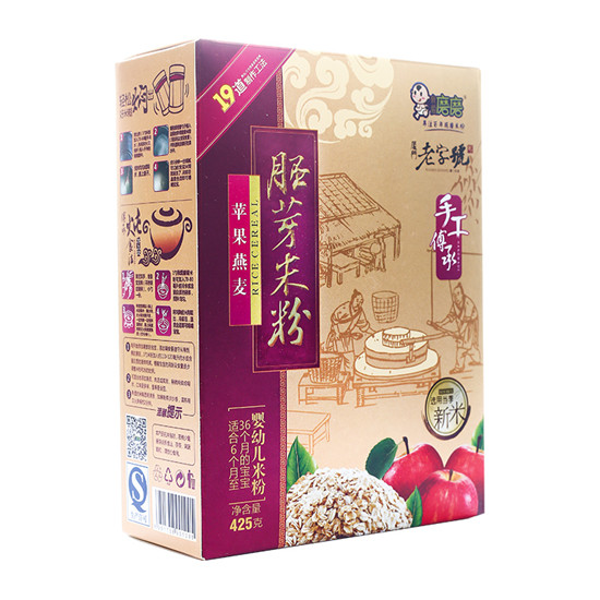 我愛磨磨蘋果燕麥胚芽米粉