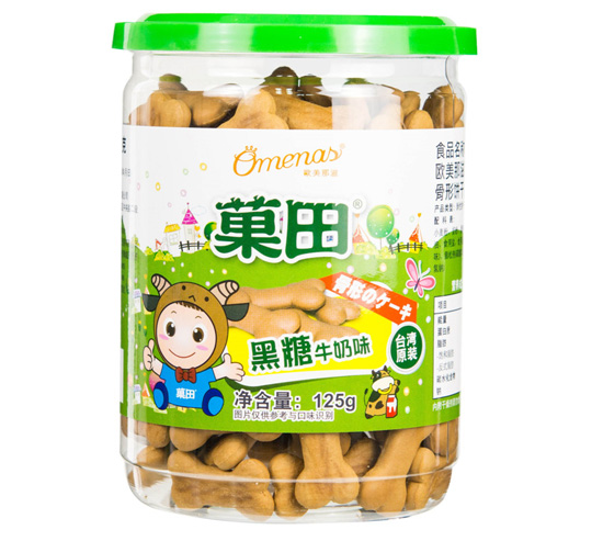 菓田骨形餅(黑糖牛奶味)