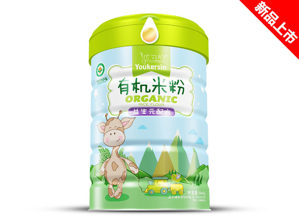 優(yōu)可欣鐵聽益生元有機(jī)米粉聽裝