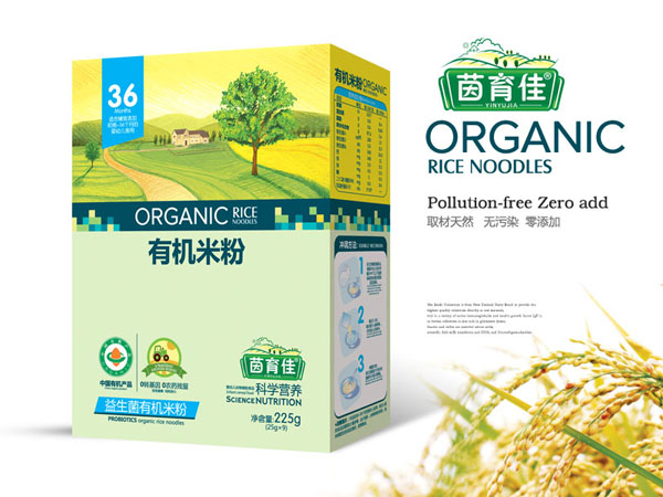 茵育佳益生菌有機米粉盒裝