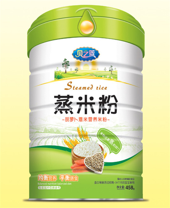 貝之籃胡蘿卜薏米-蒸米粉