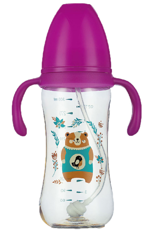 紐優(yōu)德國(guó)巴斯夫PPSU奶瓶300ml枚紅色