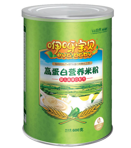 咿呀寶貝嬰兒高蛋白營養(yǎng)米粉聽裝0段