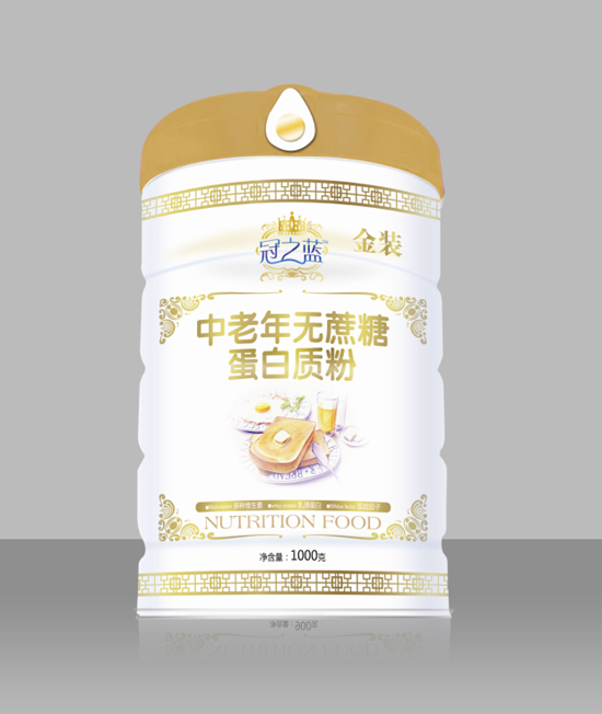 冠之藍中老年無蔗糖蛋白質(zhì)粉