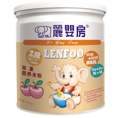 麗嬰房蘋果營養(yǎng)米粉2段