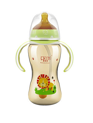 愛貝爾貴族彩印納米銀安全奶瓶330ML