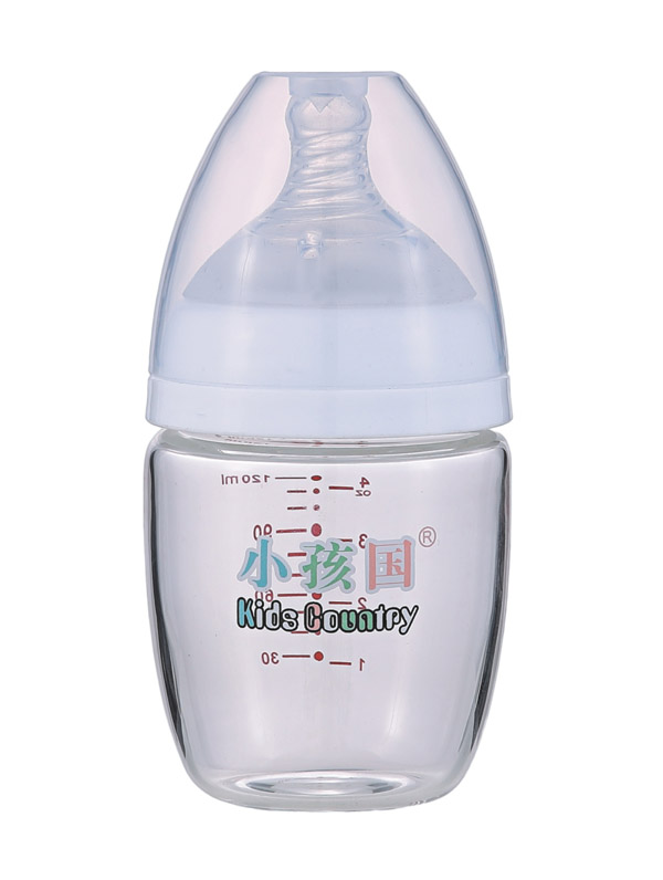 小孩國初生寬口玻璃奶瓶120ML