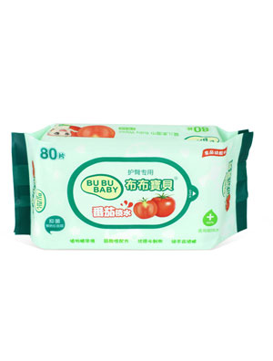 布布寶貝嬰兒高級(jí)版護(hù)臀(無(wú)蓋)柔濕巾80抽1包