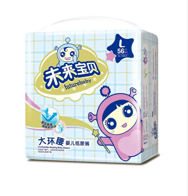 未來(lái)寶貝超級(jí)棉柔高檔紙尿褲L56