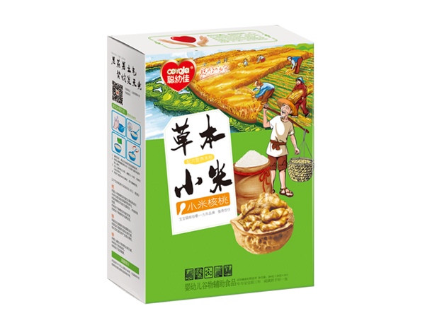 聰幼佳草本小米配方營(yíng)養(yǎng)米粉-小米核桃 盒裝