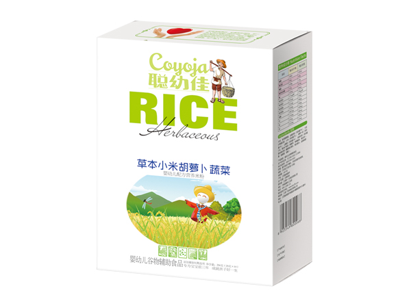聰幼佳草本小米嬰幼兒配方營(yíng)養(yǎng)米粉-胡蘿卜蔬菜