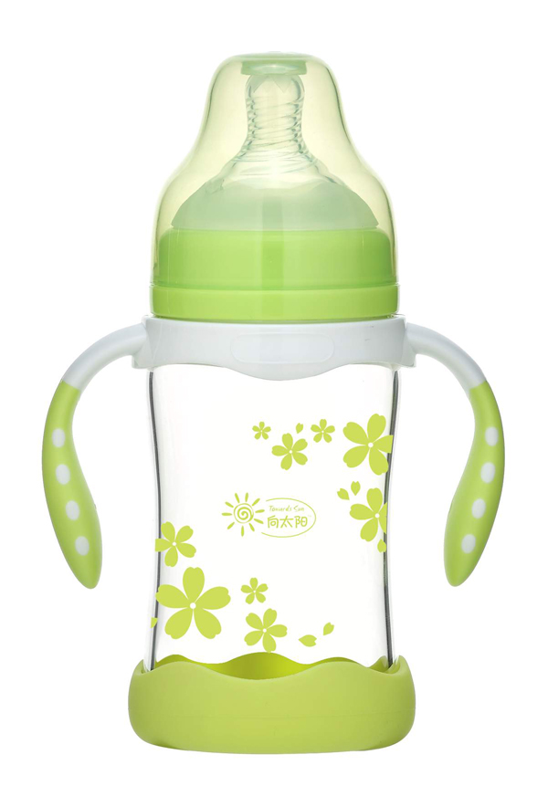 向太陽防摔奶瓶雙手柄花瓣圖案綠色.jpg 向太陽防摔奶瓶雙手柄花瓣圖案綠色.jpg