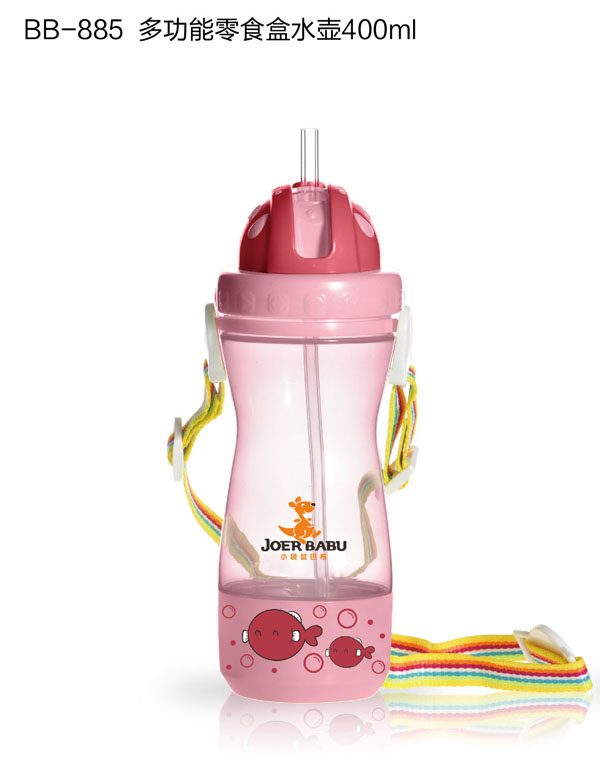 小袋鼠巴布多功能零食盒水壺400ml紅色.jpg 小袋鼠巴布多功能零食盒水壺400ml紅色.jpg
