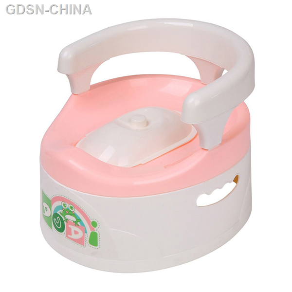 青蛙嘟迪安全靠背座便器粉色