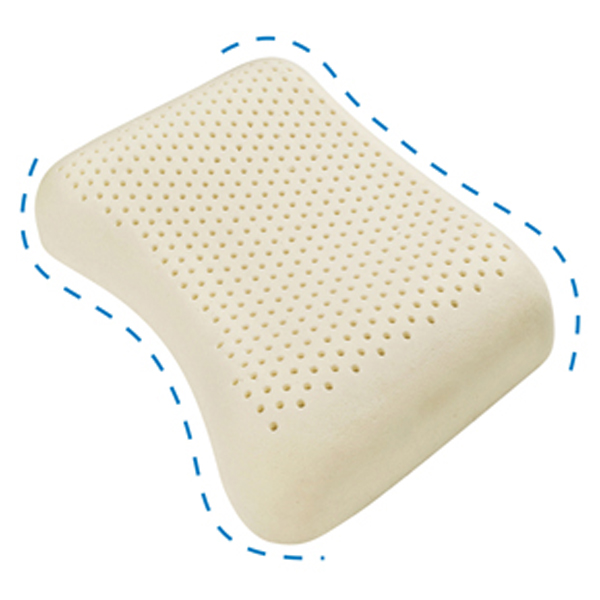 皇家之星 天然乳膠媽媽美容枕 57 37 10