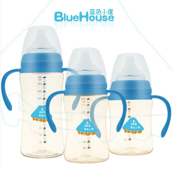 藍色小屋寬口PPSU香檳奶瓶