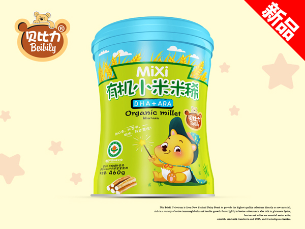 貝比力有機(jī)小米米稀-DHA+ARA聽裝