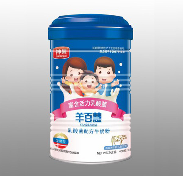 羊百慧富含活力乳酸菌配方羊奶粉藍(lán)罐400克