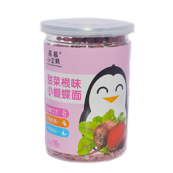 南極小企鵝蝴蝶面甜菜根味新品罐裝.jpg 南極小企鵝蝴蝶面甜菜根味新品罐裝.jpg