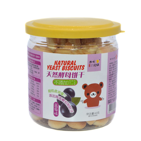 捌月拾伍酵母餅干藍(lán)莓味