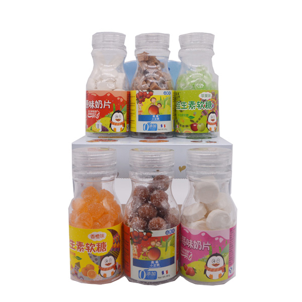 南極小企鵝六瓶零食組合細(xì)節(jié)