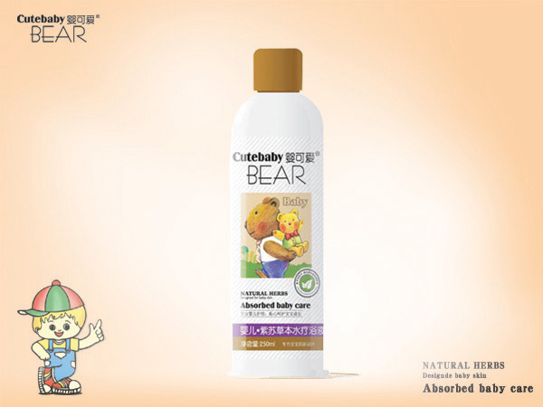 嬰可愛嬰兒紫蘇草本水療浴液250ml