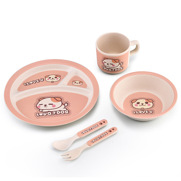 邦貝小象兒童餐盤(pán) 圓盤(pán)1