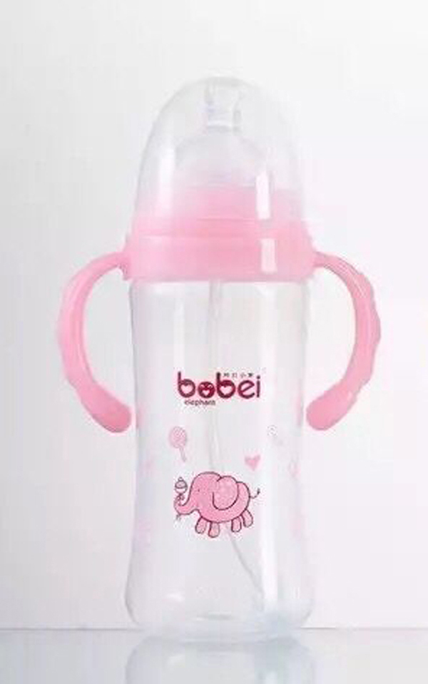 邦貝小象嬰幼兒奶瓶粉色