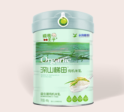 櫻桃王子深山梯田益生菌有機(jī)米乳