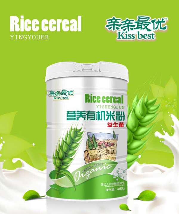 親親最優(yōu)營養(yǎng)有機(jī)米粉-益生菌