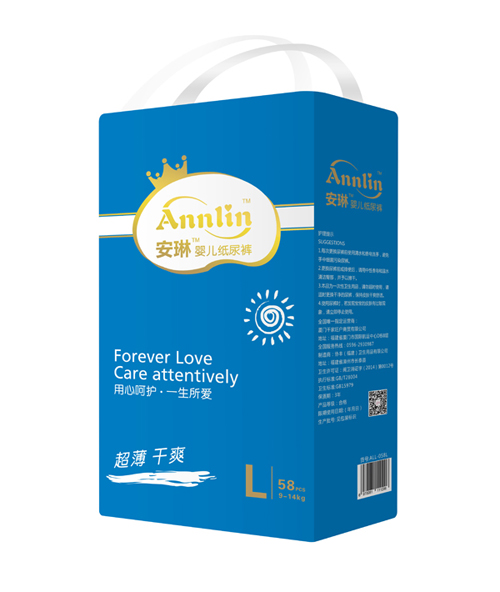 安琳嬰兒紙尿褲藍(lán)版L58