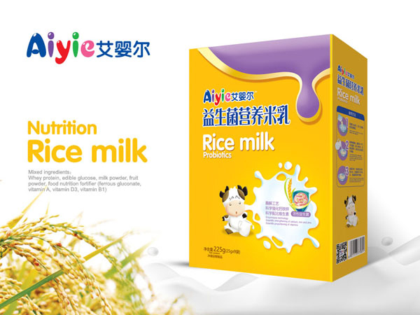 艾嬰爾益生菌營養(yǎng)米乳盒裝