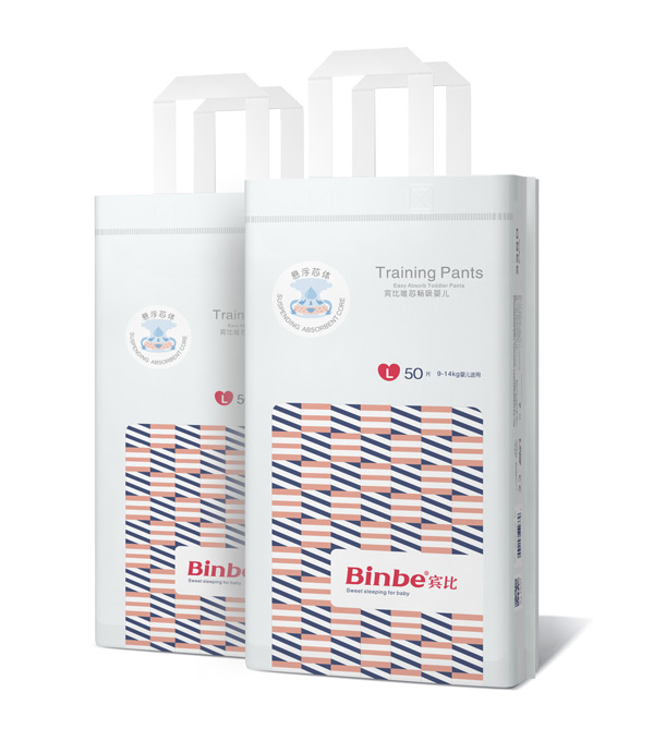 賓比唯芯暢吸嬰兒訓(xùn)練褲L50