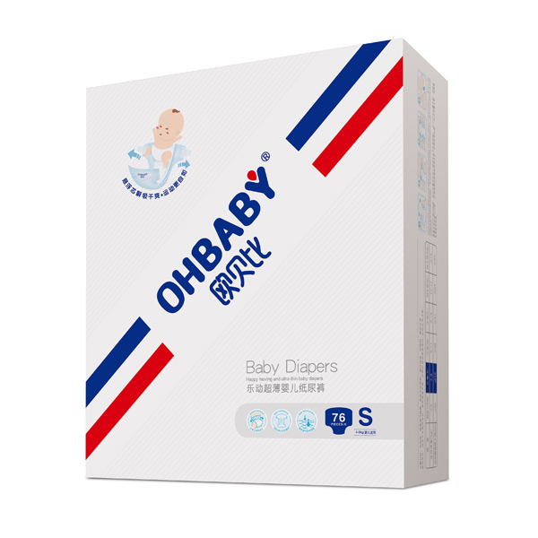 歐貝比樂(lè)動(dòng)超薄嬰兒紙尿褲S76
