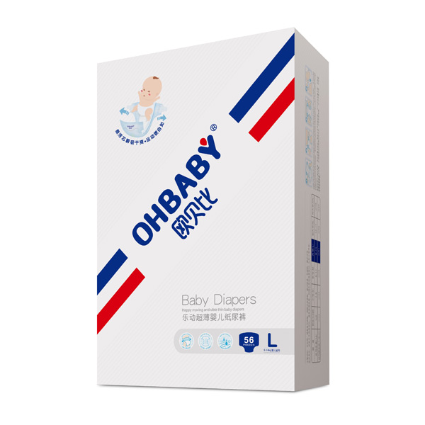 歐貝比樂(lè)動(dòng)超薄嬰兒紙尿褲L56