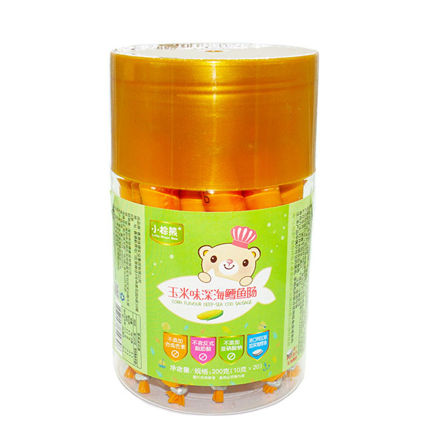 小棕熊玉米味深海鱈魚(yú)腸高蓋