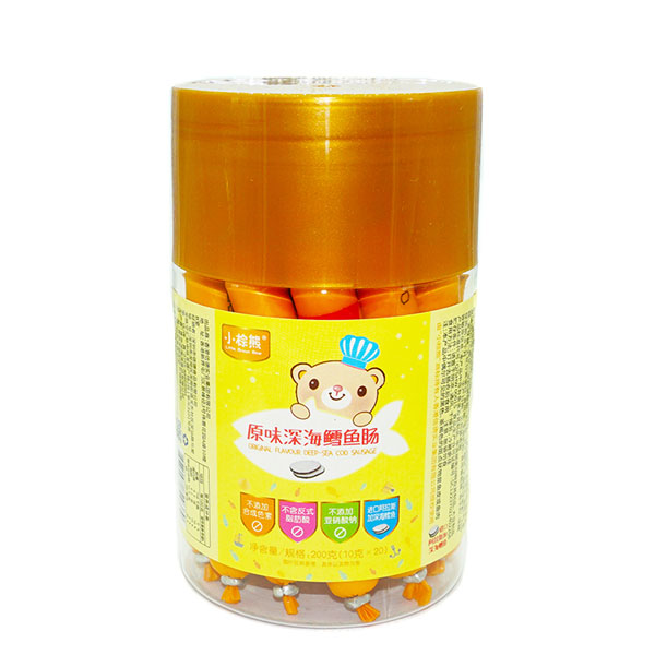 小棕熊原味深海鱈魚(yú)腸高蓋