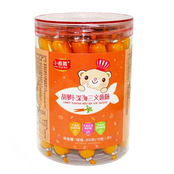 小棕熊胡蘿卜深海三文魚(yú)腸