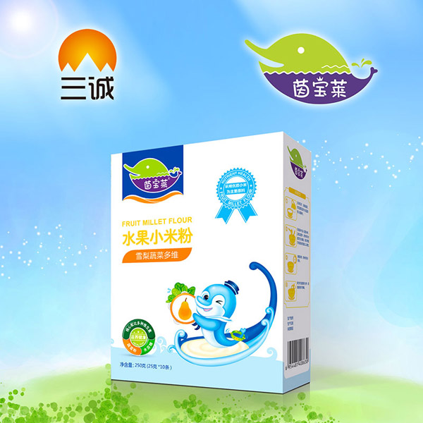 茵寶萊雪梨蔬菜多維水果小米粉盒裝