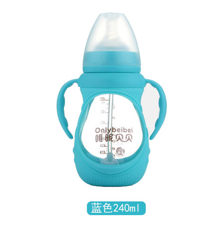 唯昵貝貝WA54硅膠防護(hù)玻璃奶瓶240ml藍(lán)色.jpg 唯昵貝貝WA54硅膠防護(hù)玻璃奶瓶240ml藍(lán)色.jpg
