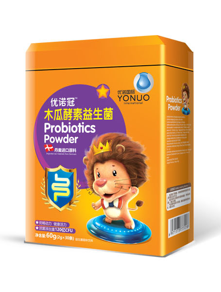 優(yōu)諾冠木瓜酵素益生菌凍干粉60g