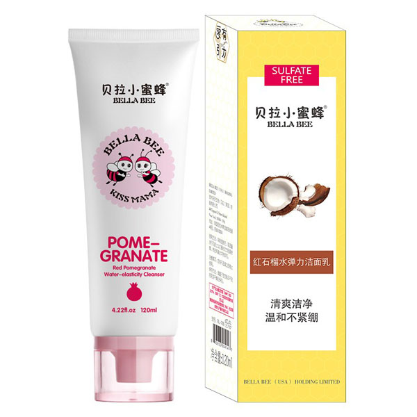 貝拉小蜜蜂紅石榴彈力平衡潔面乳.jpg 貝拉小蜜蜂紅石榴彈力平衡潔面乳.jpg