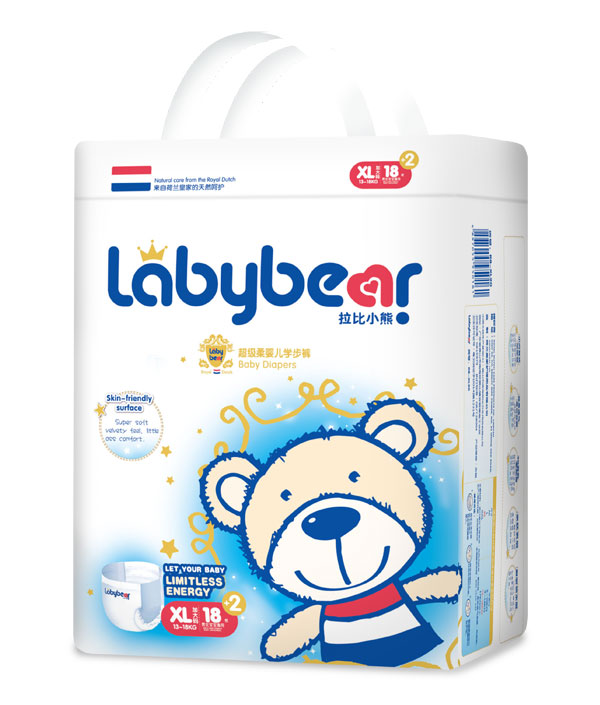 拉比小熊超級(jí)柔嬰兒拉拉褲XL20