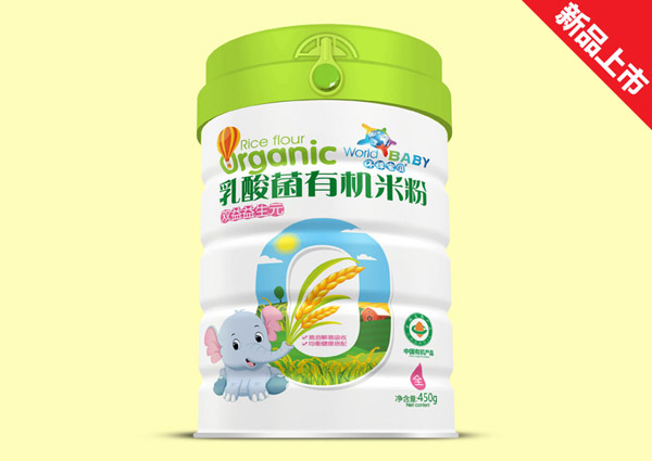 環(huán)球?qū)氊惾樗峋袡C(jī)米粉聽裝-雙益益生元