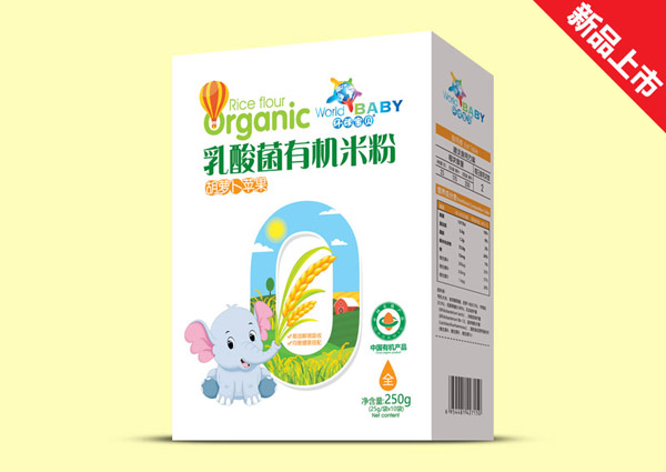 環(huán)球?qū)氊惾樗峋袡C(jī)米粉盒裝-胡蘿卜蘋果