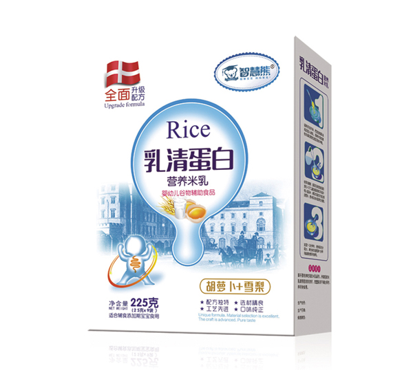 智慧熊乳清蛋白營養(yǎng)米乳-胡蘿卜雪梨